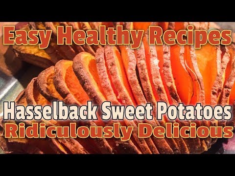 Quick &amp; Easy Healthy Hasselback Sweet Potatoes Recipe