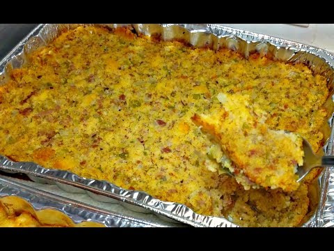 Cornbread Dressing Recipe | How to Make Cornbread Dressing | Cornbread Stuffing Recipe