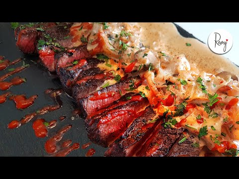 [ENG] Beef Steak topped with Special Kimchi &amp; Mushroom Sauce / 레미의맛 RemyKitchen