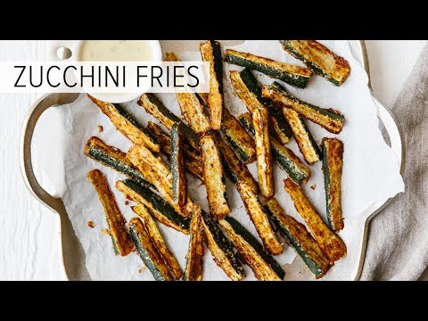 ZUCCHINI FRIES | gluten-free, low-carb, keto