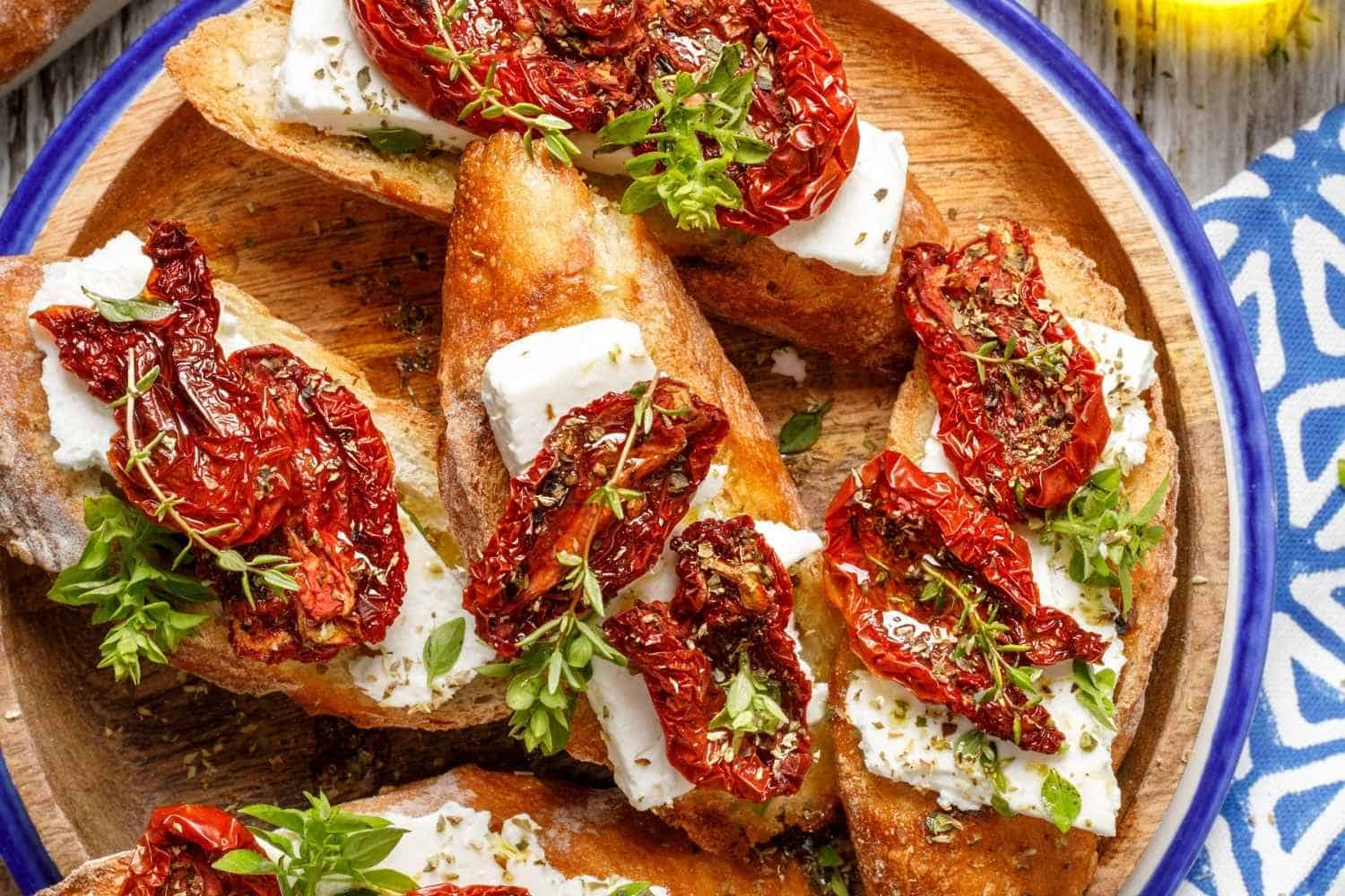 Appetizers with Sun-Dried Tomatoes for Fresh and Savory Starters