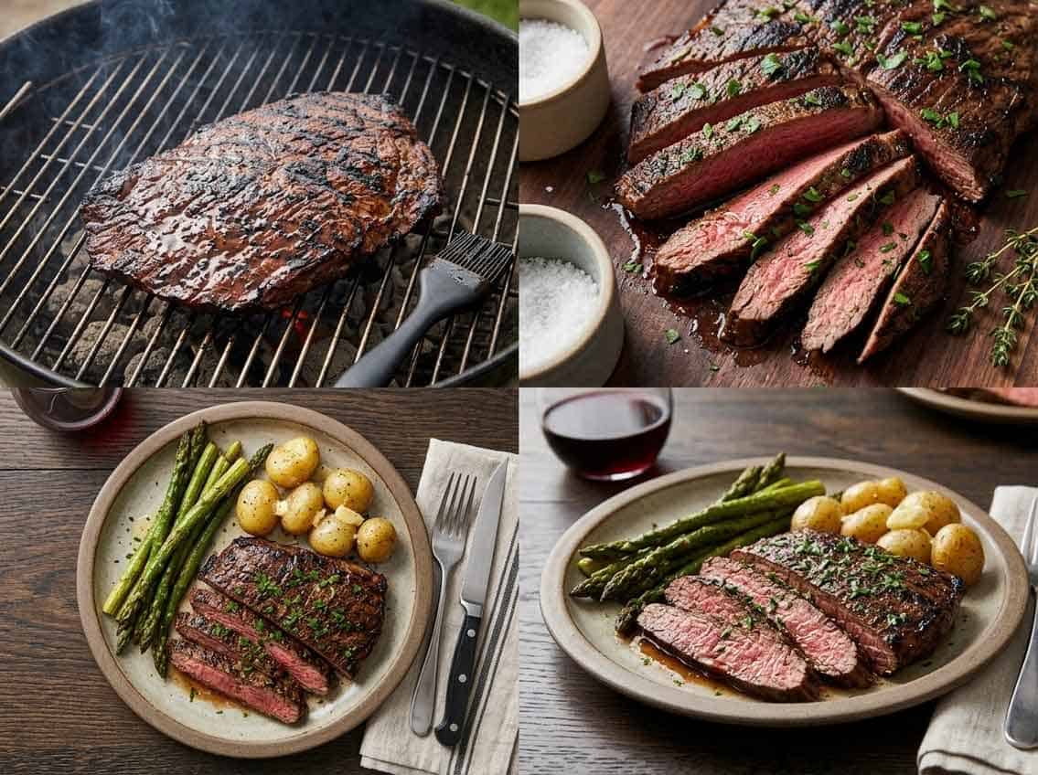 bobby flay marinated flank steak process