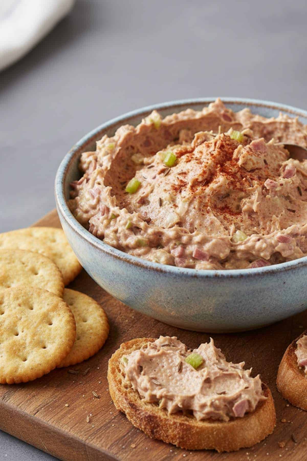 deviled ham spread in a bowl