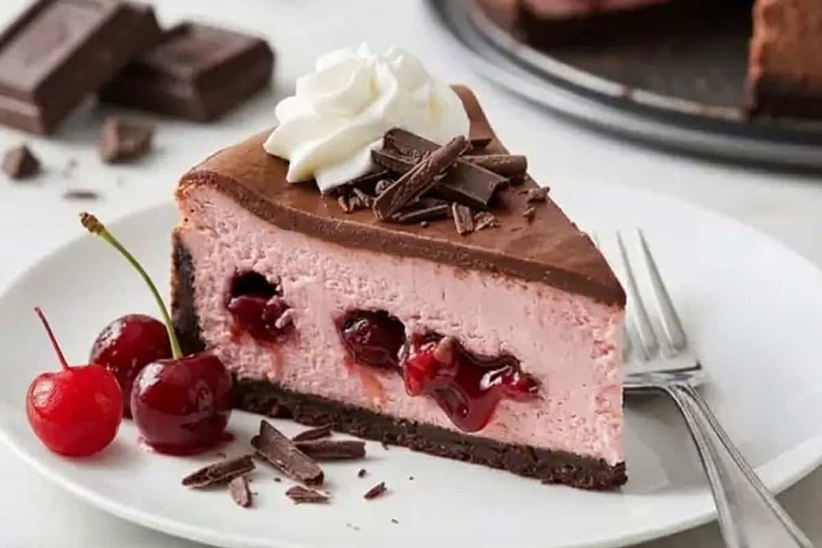 ghirardelli very cherry chocolate cheesecake feat