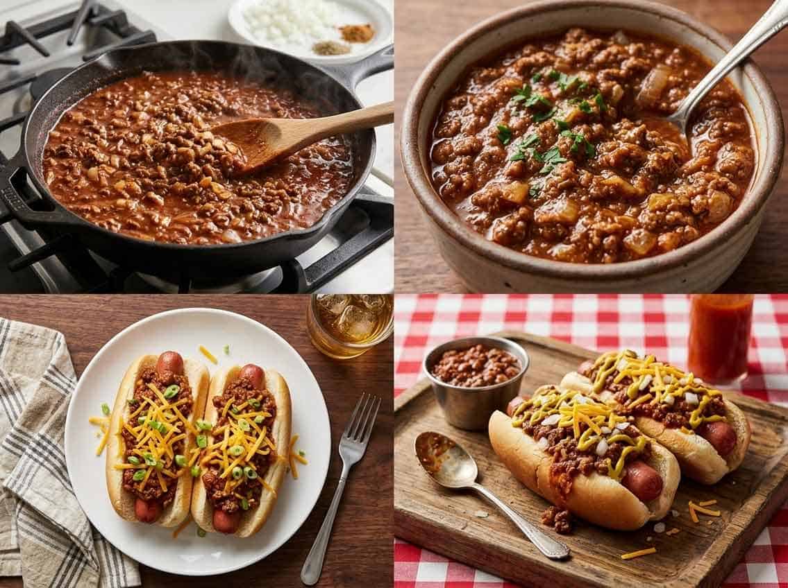 guy fieri hot dog chili recipe process guy fieri hot dog chili recipe process