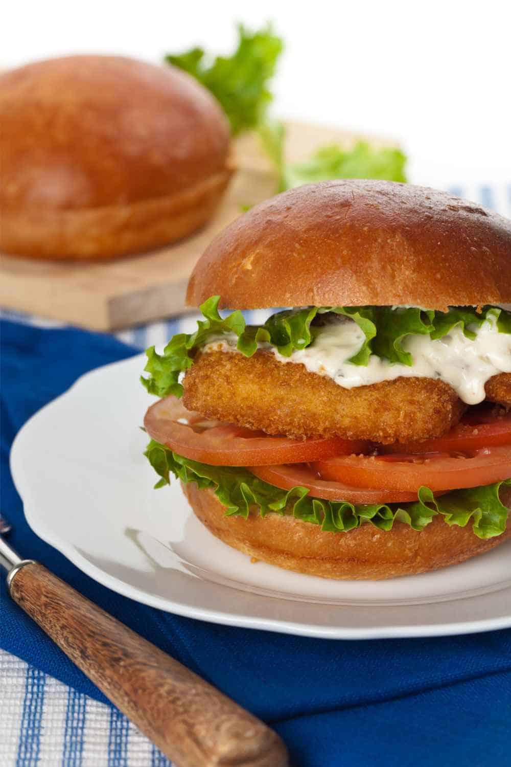 leftover trout burgers