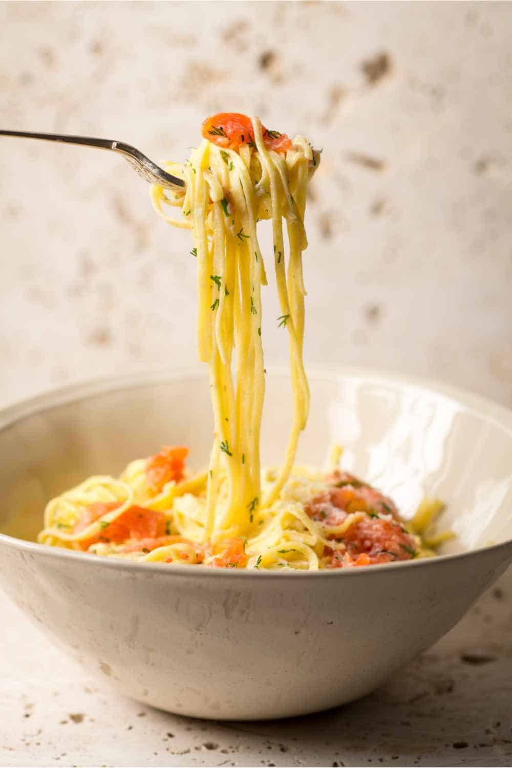 leftover trout pasta