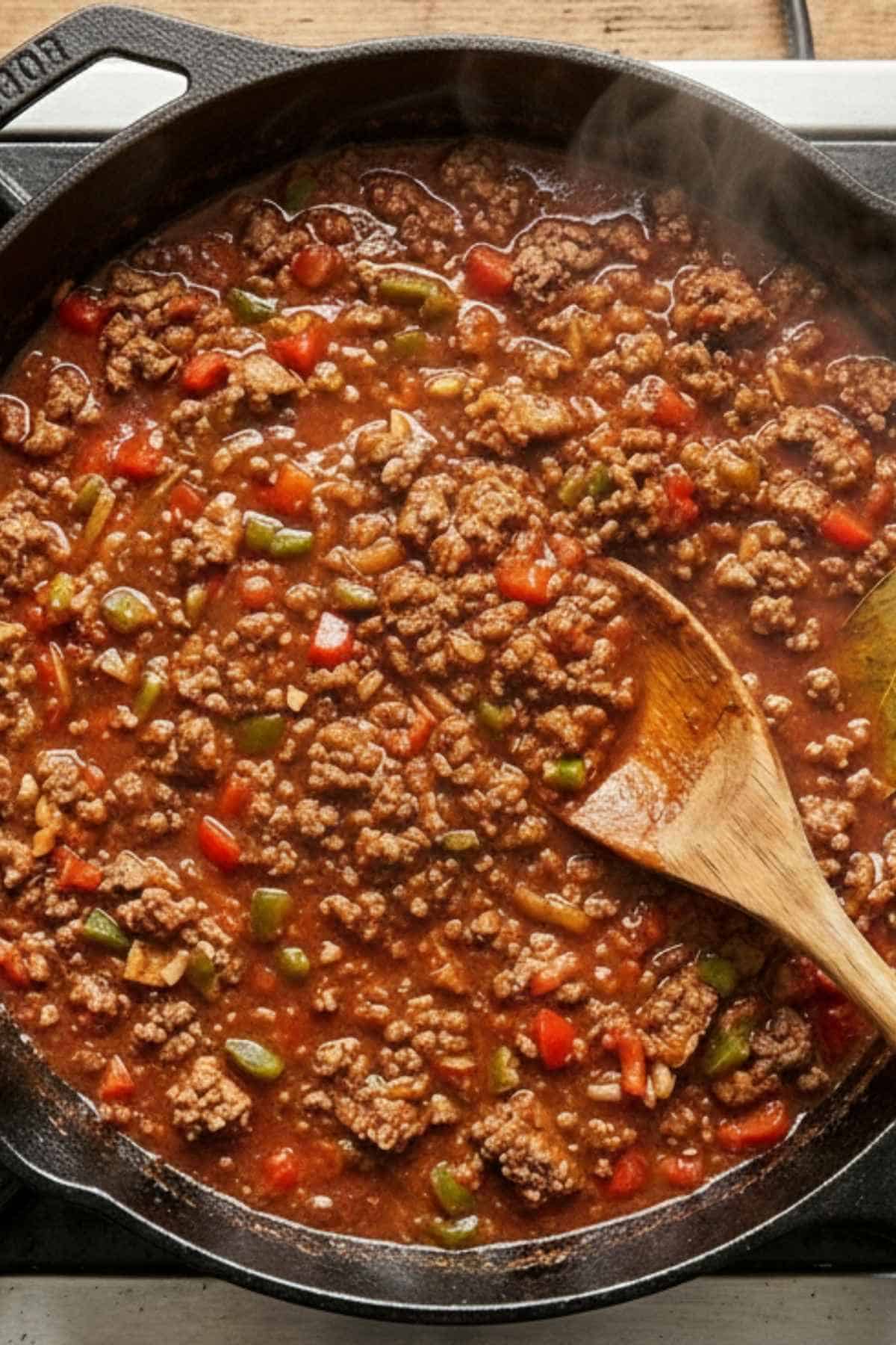 manwich sloppy joe sauce in a skillet manwich sloppy joe sauce in a skillet